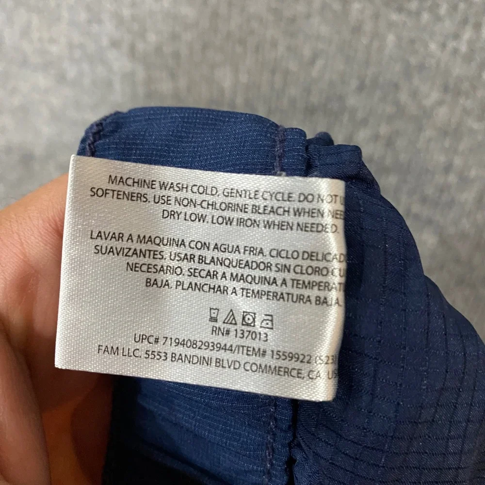 Banana Republic Mens Core Temp Shorts Navy Blue Stretch Ripstop Size 34 1559922